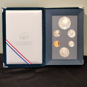 1990 US Mint Prestige Coin Set with COA and OCP
